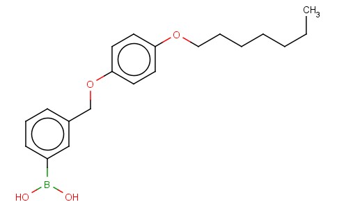 3-(4'-HEPTYLOXYPHENOXYMETHYL)PHENYLBORONIC ACID
